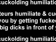 oh man, watch this hung stud tear up my pussy while you cry