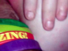 This blonde teen's pussy is getting fucked intensely! 😍