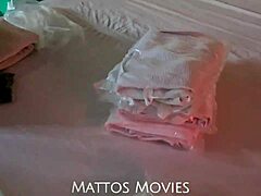 Backstage, the blonde wanted cock all the time on set and off.