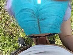 I saw a vulgar student sucking in public park.