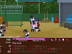 Manager serves everyone in hentai game