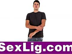 The young teen 18+ gets a facial after licking.