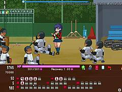 Manager serves everyone in hentai game