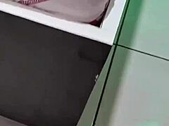 Giving Blowjob To Old Big Cock In Liquid Lunch Scene