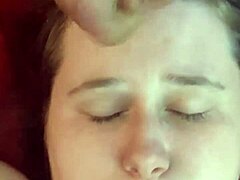 Amateur Woman Receives Cum Dumped On Her Face