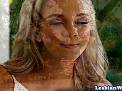 glamorous lesbian babe fingered by cute partner