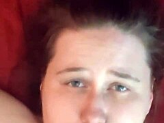 Amateur Woman Receives Cum Dumped On Her Face