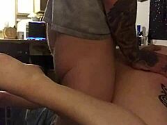 Chubby BBW Takes Monster Cock Anal