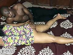 Is the madam fixing the repair guy with her tight pussy?