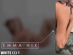 Emma Hix takes double creampie in wild split POV action. Group gagging adds extra thrill.