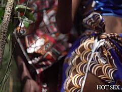 Struggling To Enter With Monster Cock In Lingerie