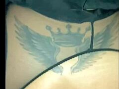 did the big ass babe surrender to intense anal and pussy fucking?