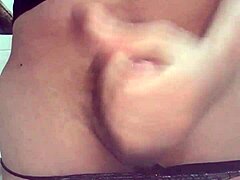 i'm yessylamber, a closet shemale showing my cock, oops