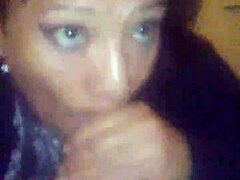 Look into my eyes while I suck your cock and swallow the cumshot