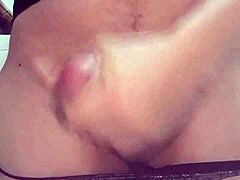 i'm yessylamber, a closet shemale showing my cock, oops