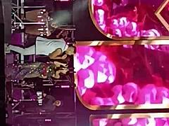 Salsa dance with intense moves and passion.