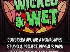 Wednesday Wicked and Wet Nowajoestar unlock gallery with monster cock