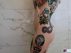 joanna angel plays pervymom in bathroom setting