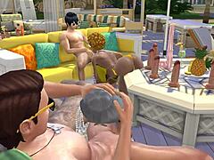 Mummo hoitaa 2 näyttää vanhoja huoria leikkimässä isoilla titeillä ja kyrvällä kun cuckoldit ovat poissa sims 4:ssä