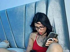 Carahoney gets pussy licked while editing videos 😘