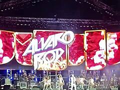 Salsa dance with intense moves and passion.