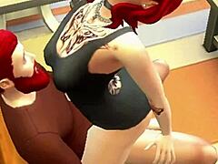 Redhead Licks Pussy Gets Fucked!