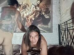 Neighbor sucks and gets fucked!