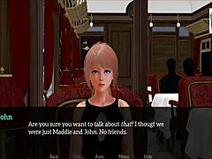 My new family episode 26 with blonde and redhead characters