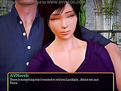 My new family explores big tits and ass in cartoon hentai game.