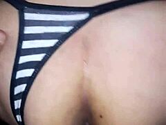 Amateur Blonde Step Sister Rides Cowgirl POV. Accidental Cum Inside Family Fantasy Amelie Dubon.