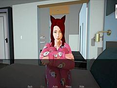 My new family episode 26 with blonde and redhead characters