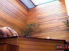 Hey, check out this safada milf making her boyfriend a cuckold with Frotinha Porn Star