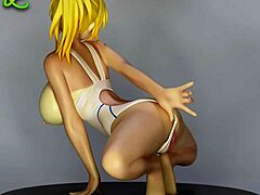 I am takaoka mizuki as beer server in mizugi kanojo animation