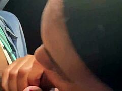 Morena safada chupou tudo e engoliu o leite no final