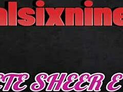 Skinny wife riding black cock in interracial homemade fuck