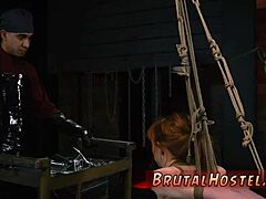 ああ、ボンデージ乱交で縛られて巨大チンポに激しく犯されるんだよ