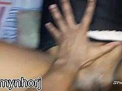 Is The Young Girl's Pussy Stretched By Friend's Big Dick?