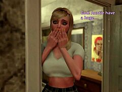 Tjej upptäcker shemale milf knullar killes mun, så varför inte gå med i 3d futanari-trio?