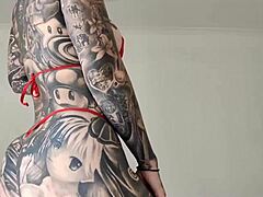 Melody Radford tries on sheer micro bikini