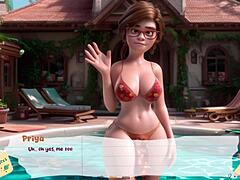 Priya's awakening in 3D game