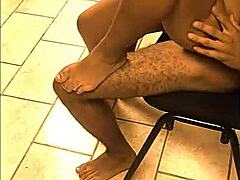 Latina Brunette Sucks Monster Cock Then Rides It