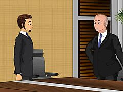 No HARD feelings in this casual story with BIG TITS secretary