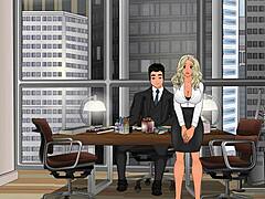 No HARD feelings in this casual story with BIG TITS secretary