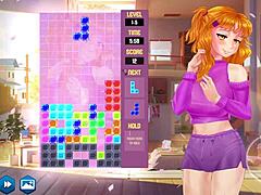 in the game, trying to pass the gamer girls in this anime adventure