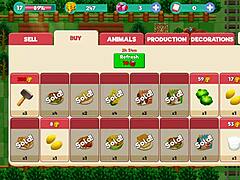 Playing Nutaku Booty Farm Hentai Game Part 22 with big tits teens 😍