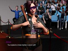 Hey, check out this wild gym fight in cosplay from Summer with Mia 2, part 27! 💥👊