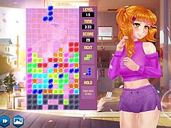 in the game, trying to pass the gamer girls in this anime adventure