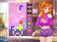 in the game, trying to pass the gamer girls in this anime adventure