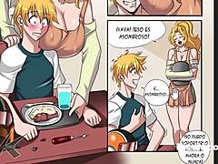 beautiful otaku with huge tits gets a massive cock in her tasty pussy!