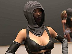 Hey, check out this wild gym fight in cosplay from Summer with Mia 2, part 27! 💥👊